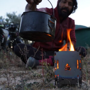 BUSHCRAFT ESSENTIALS TWIG STOVE XL TITANIUM