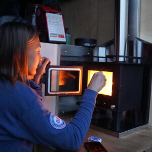 CUBIC MINI WOOD STOVE